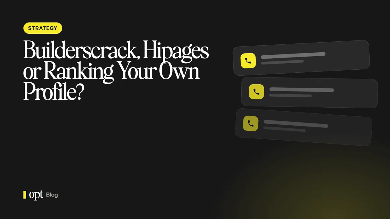 Builderscrack, Hipages or Ranking Your Own Profile?