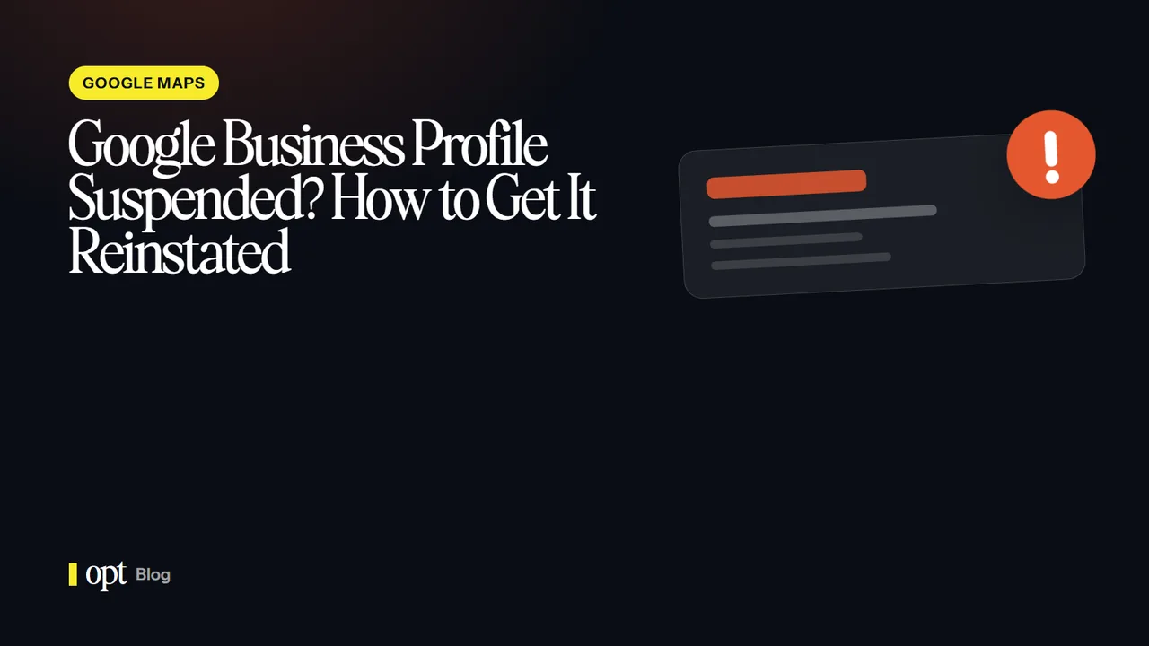 Google Business Profile Suspended? How to Get It Reinstated