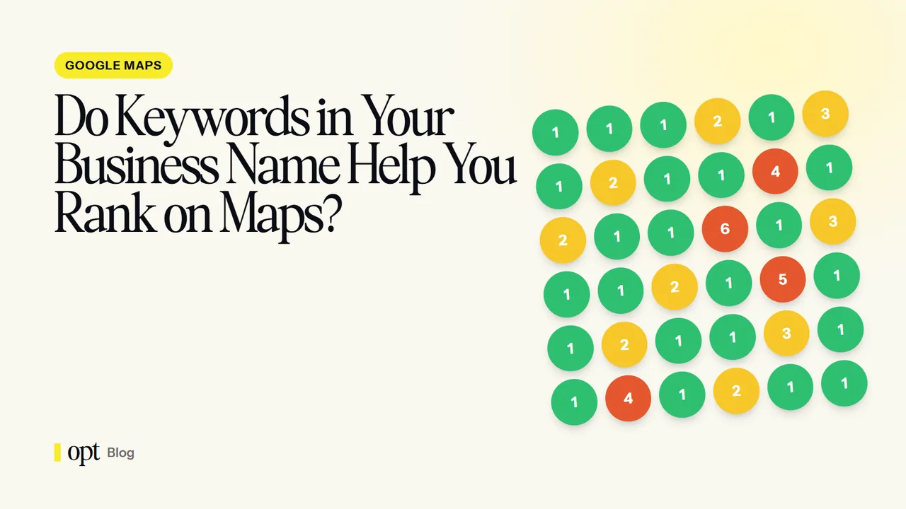 Do Keywords in Your Business Name Help You Rank on Maps?