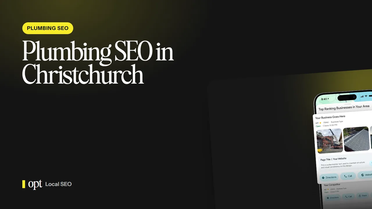 Plumbing SEO in Christchurch