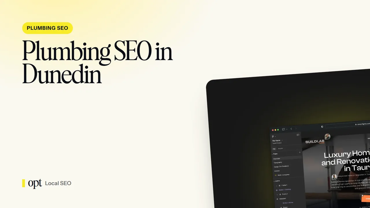 Plumbing SEO in Dunedin