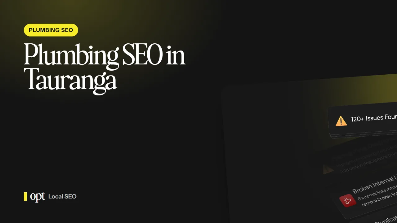 Plumbing SEO in Tauranga