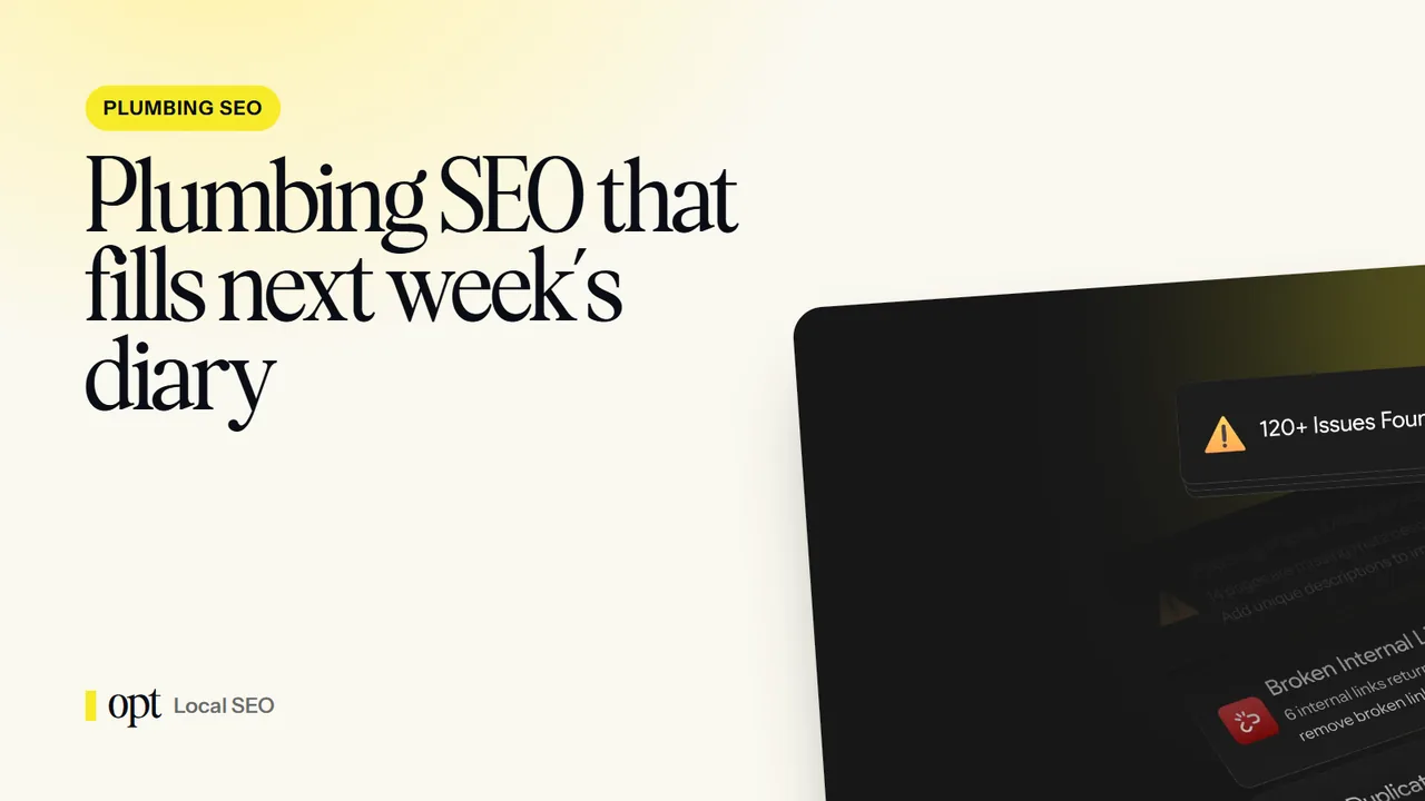 Plumbing SEO, Opt Digital