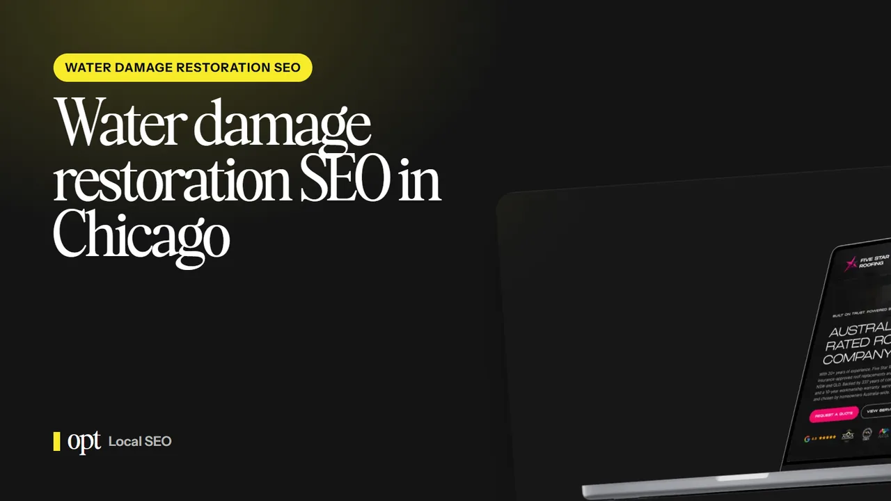 Water damage restoration SEO in Chicago, IL