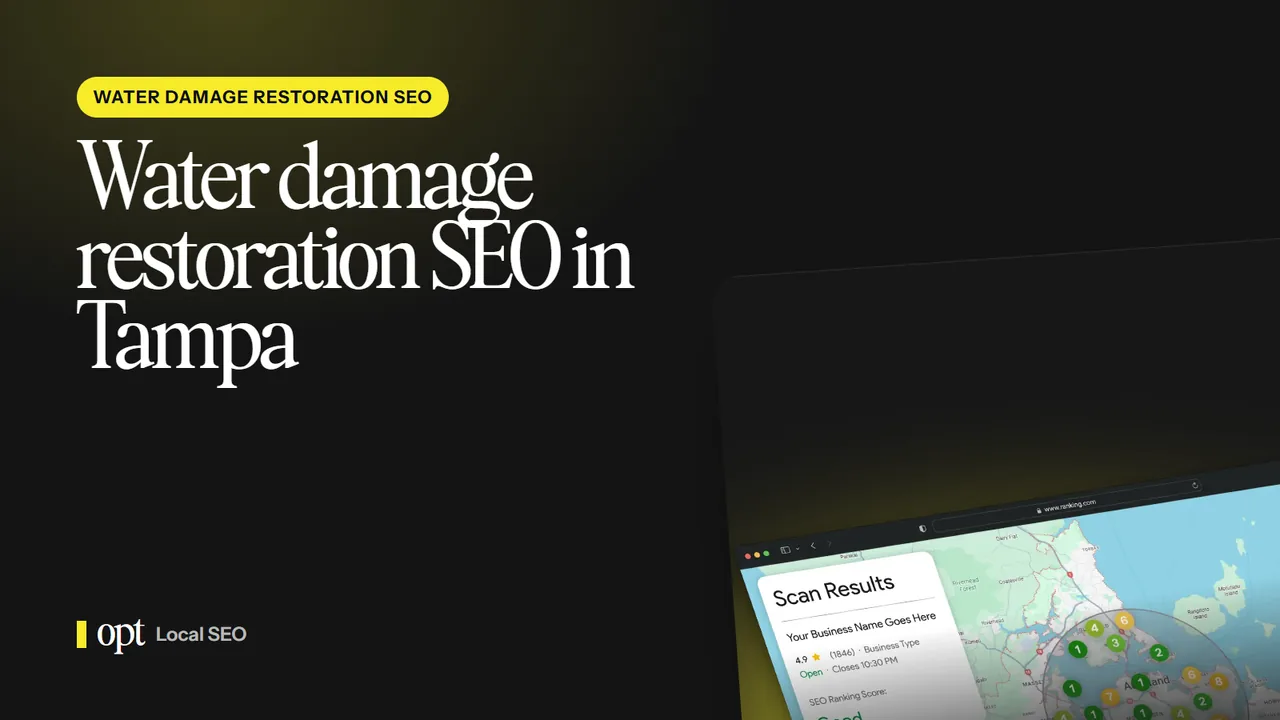 Water damage restoration SEO in Tampa, FL