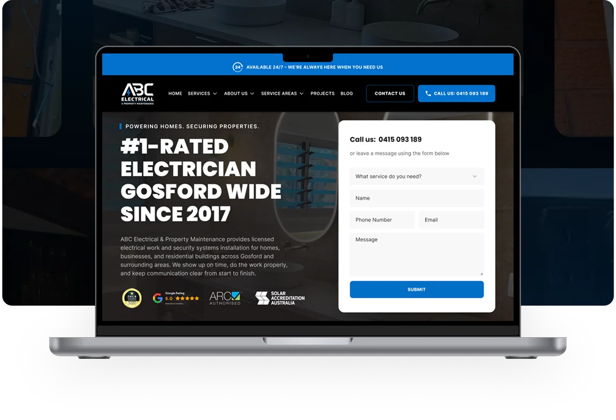 ABC Electrical website