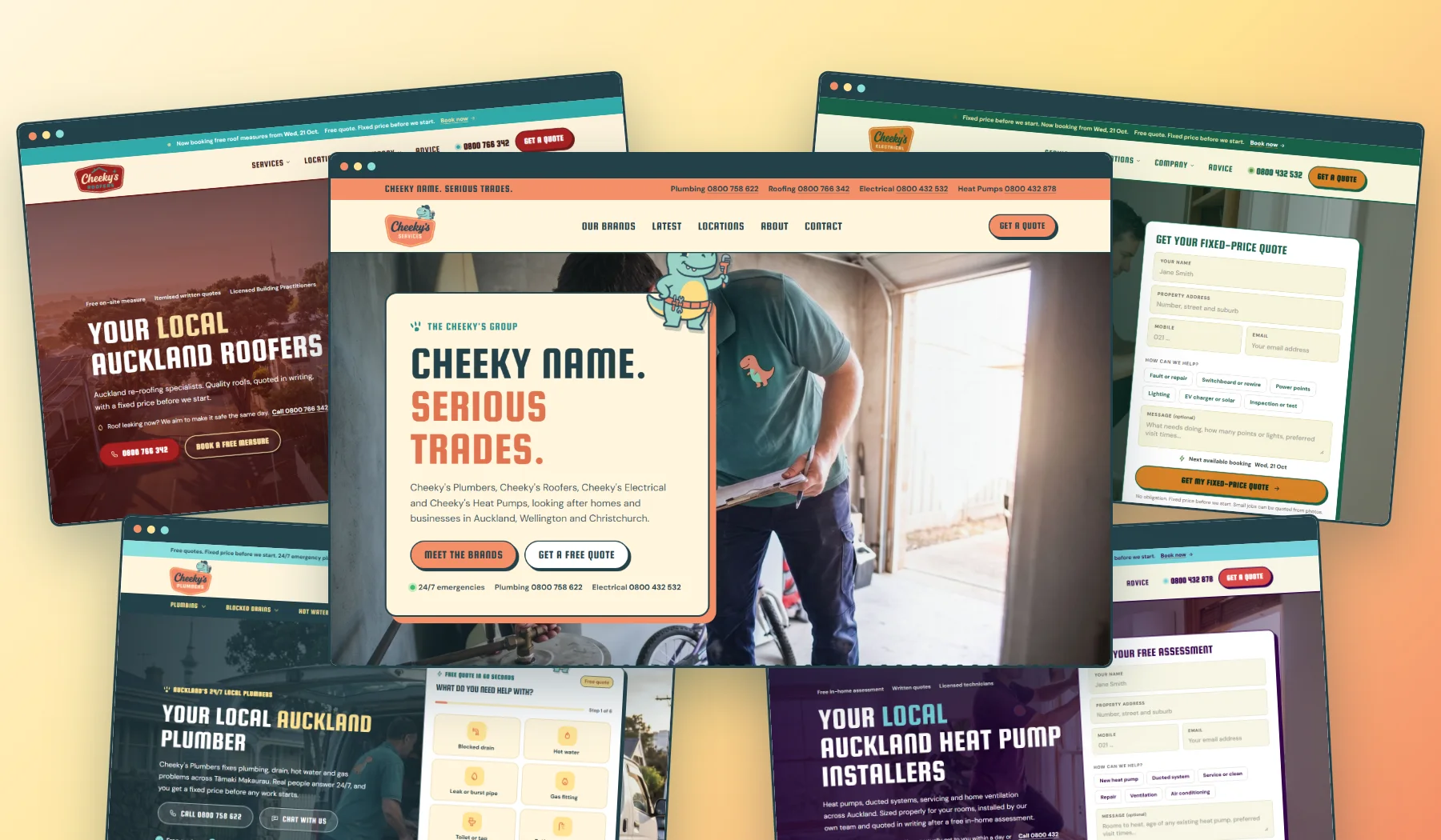 Cheeky's website